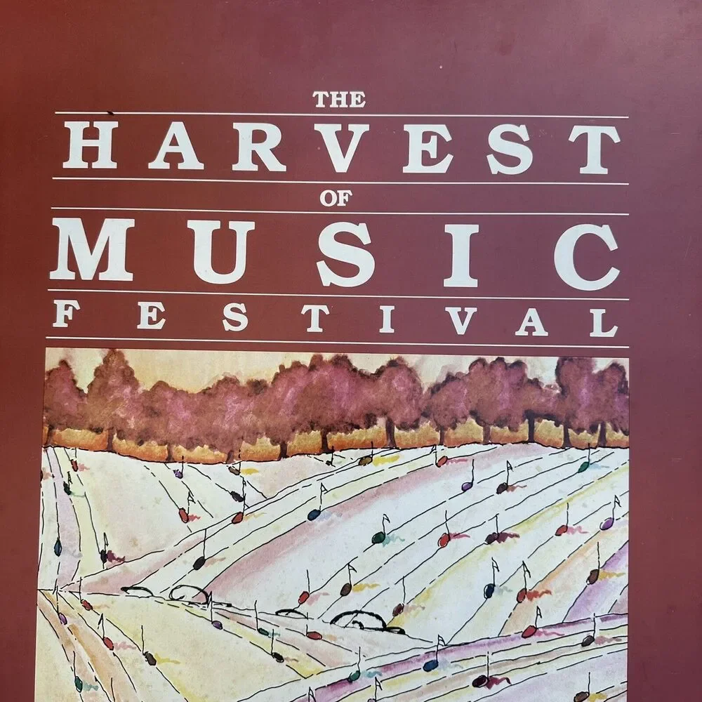 Harvest of Music‎ Festival Event Poster 1981 Empire State Plaza Albany NY Keats